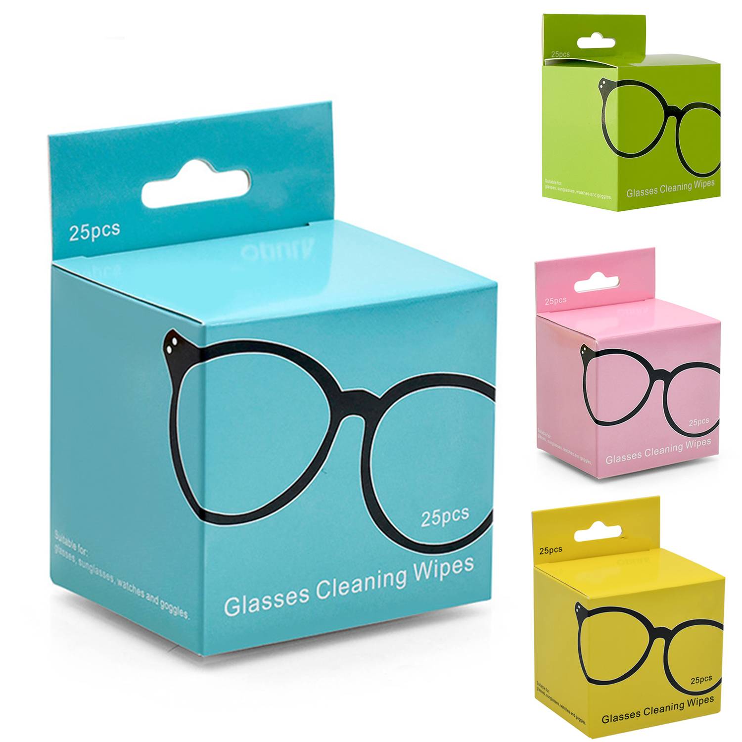 25 PCS Disposable Glasses Wipes 7