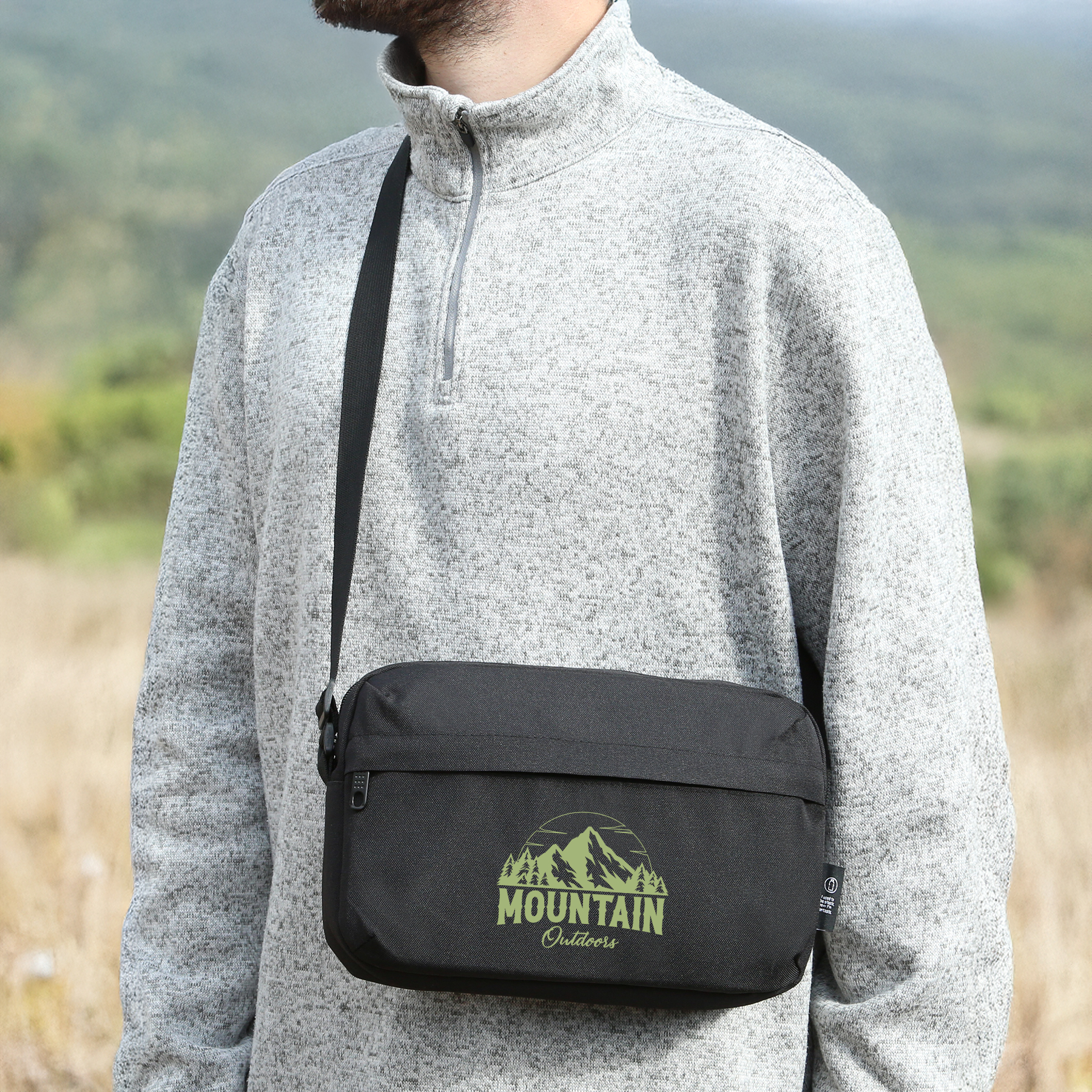 Rideau Recycled Crossbody Bag 1