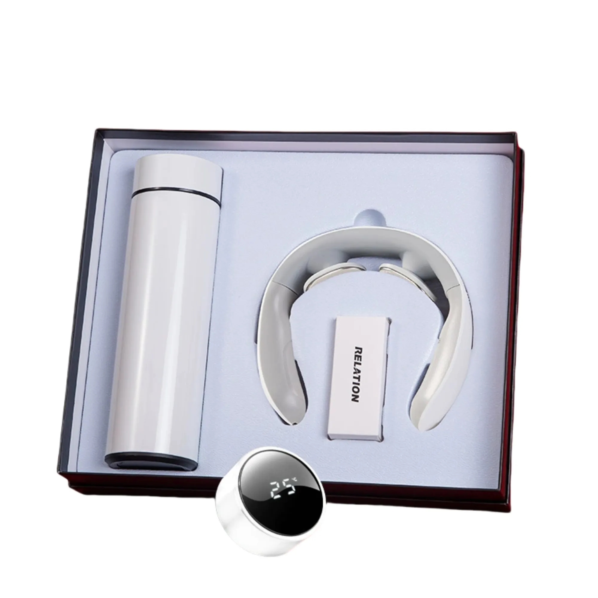 2Pcs Business Gift Set Tumbler With Massage Device 4