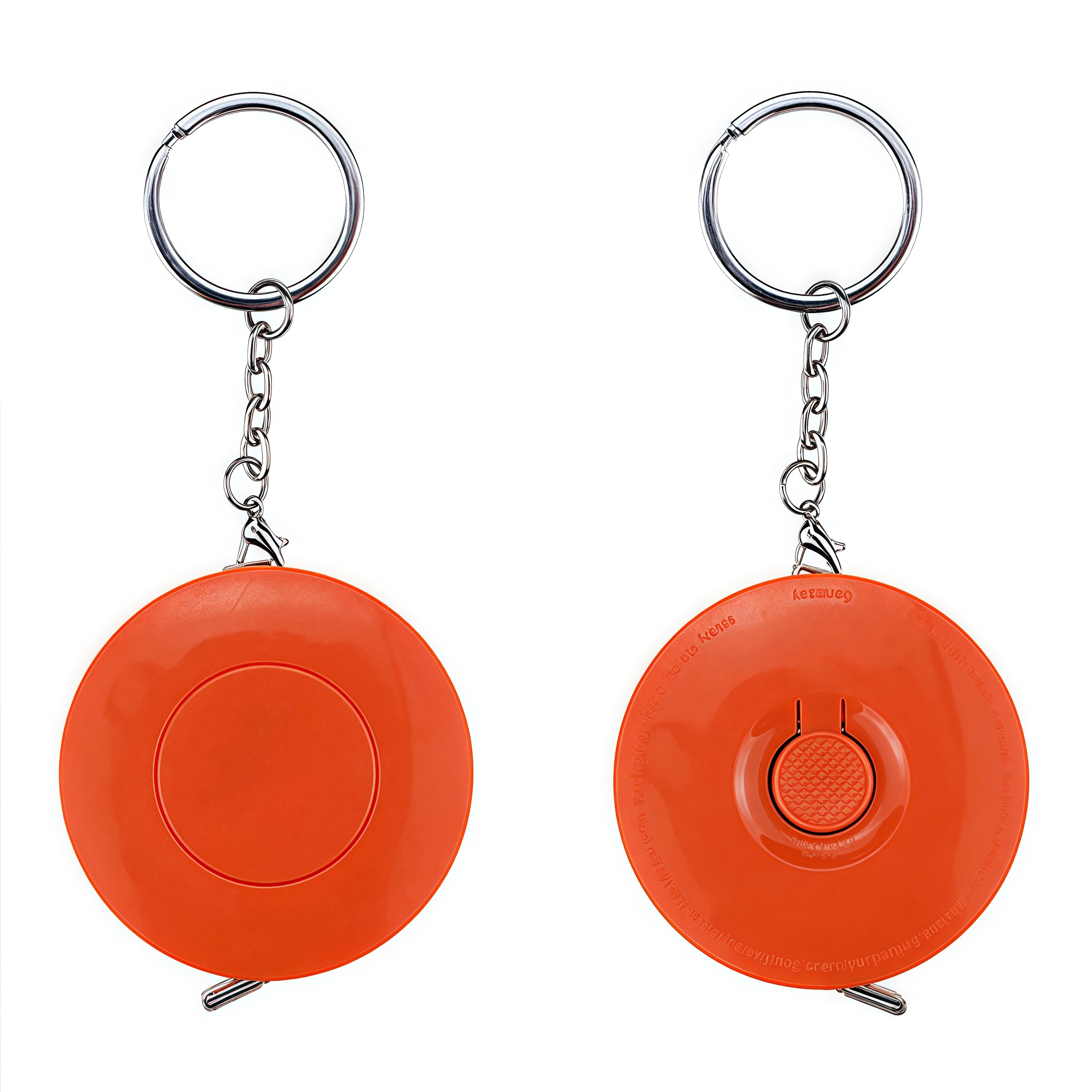 1.5m Eco-Friendly ABS Plastic Round Tape Measure with Keychain 7
