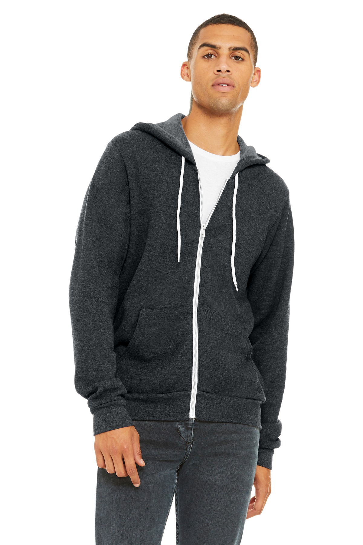 BELLA+CANVAS Unisex Sponge Fleece Full-Zip Hoodie. BC3739 44
