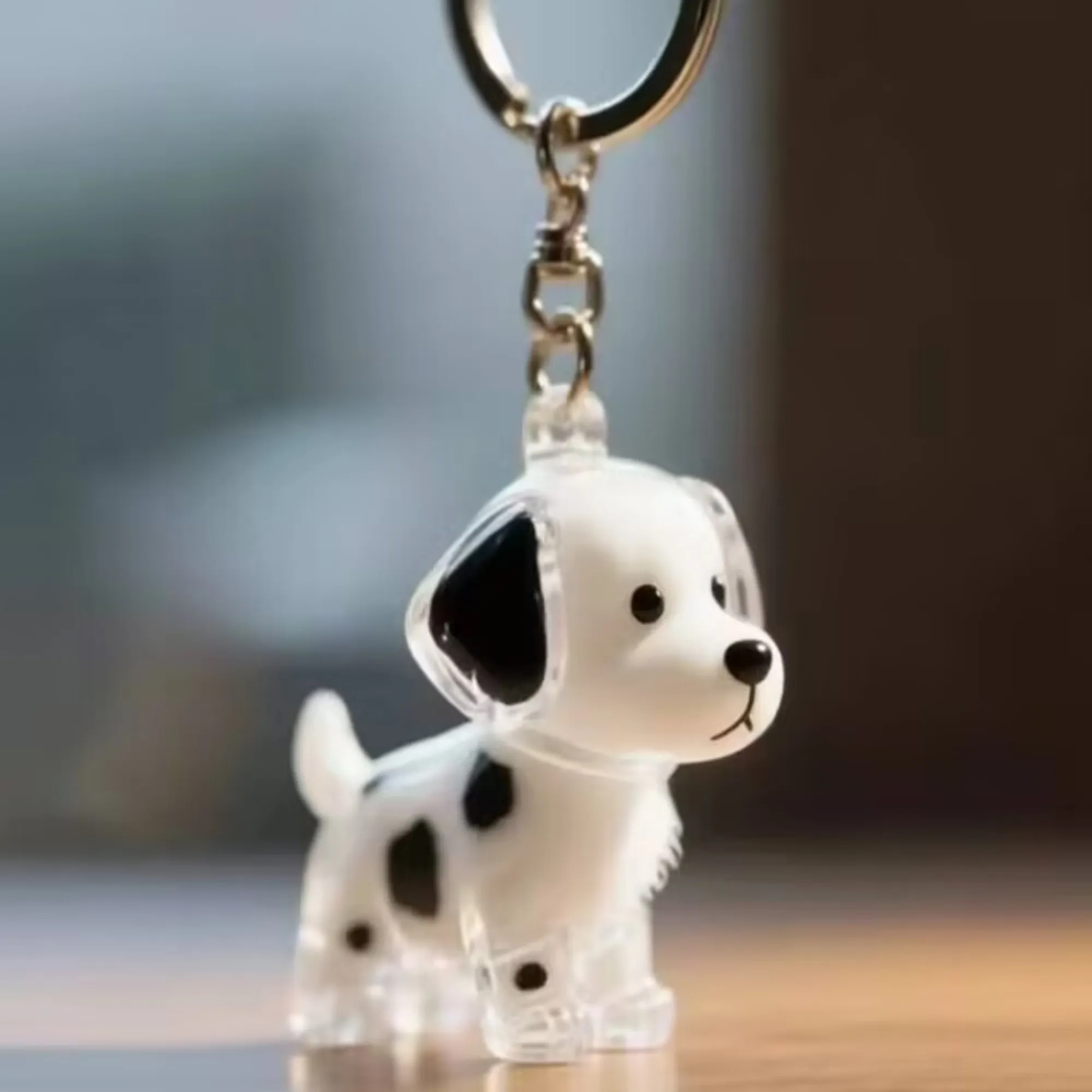 Pet Hair Storage Case Keychain, Clear Case, Promotional Gift 3