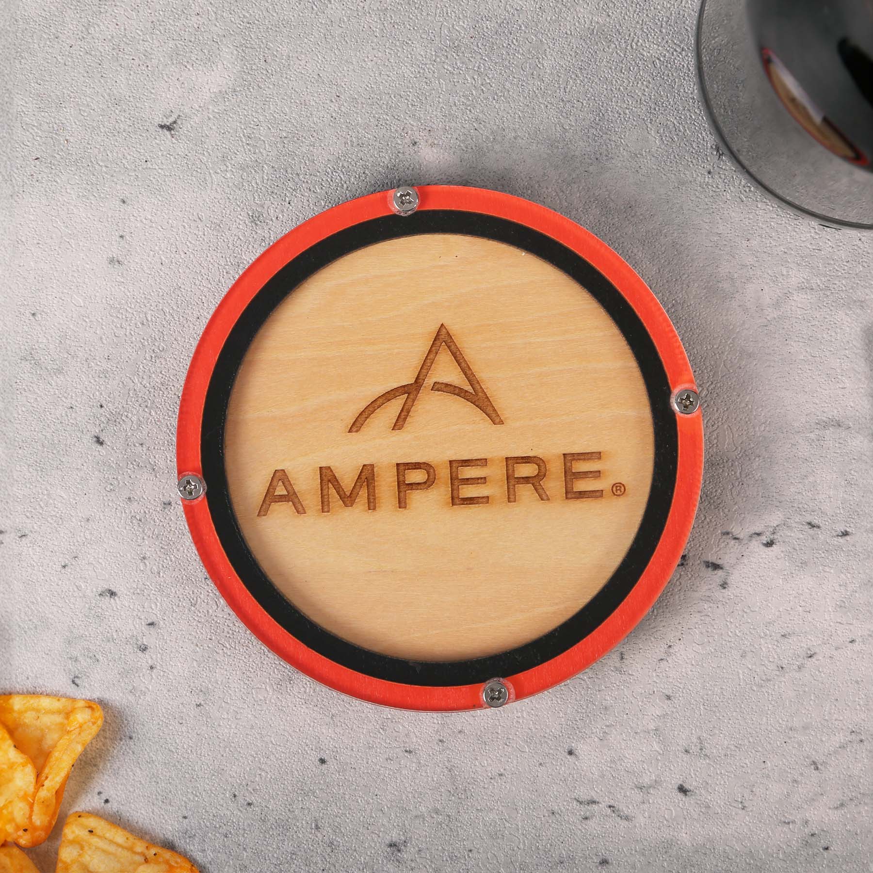 Layered Wood Coaster 19
