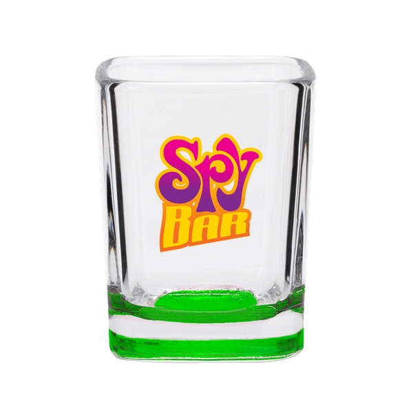 Drink Up 2 oz Square Shot Glass 9