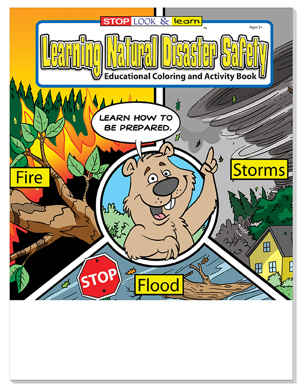 COLORING BOOK - Learning Natural Disaster Safety Coloring & Activity Book 6