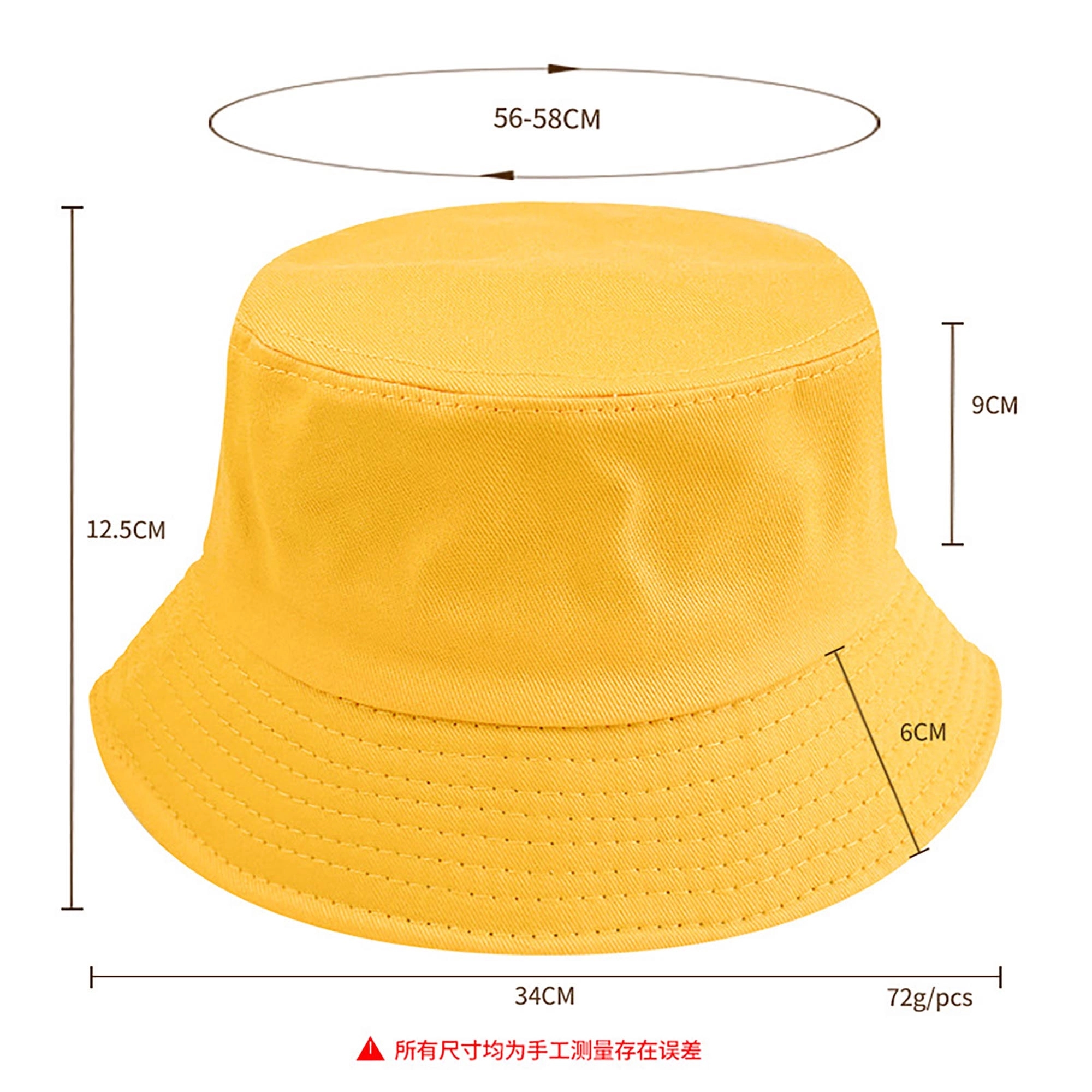 Embroidery Cotton Bucket Sun Hat 4