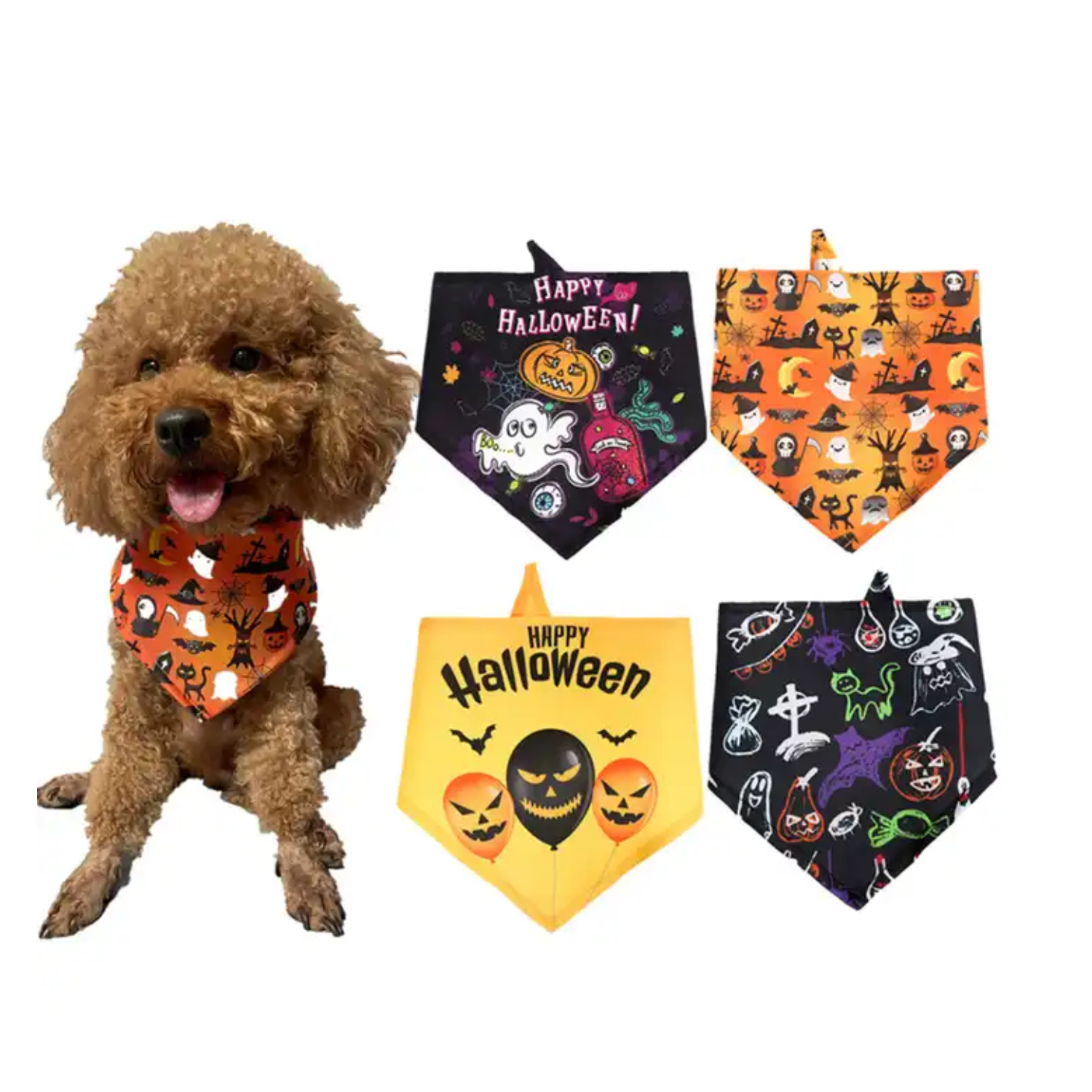 Triangle Style Cotton Pet Bandana 5