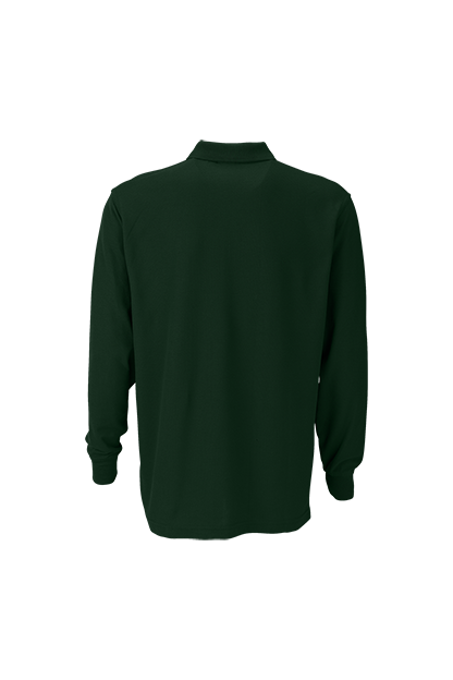 Long Sleeve Soft-Blend Double-Tuck Pique Polo 10