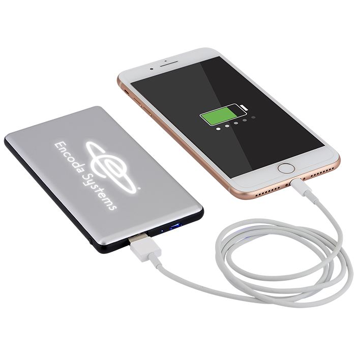 UL Certified Glow Power Bank – 4000 mAh 12