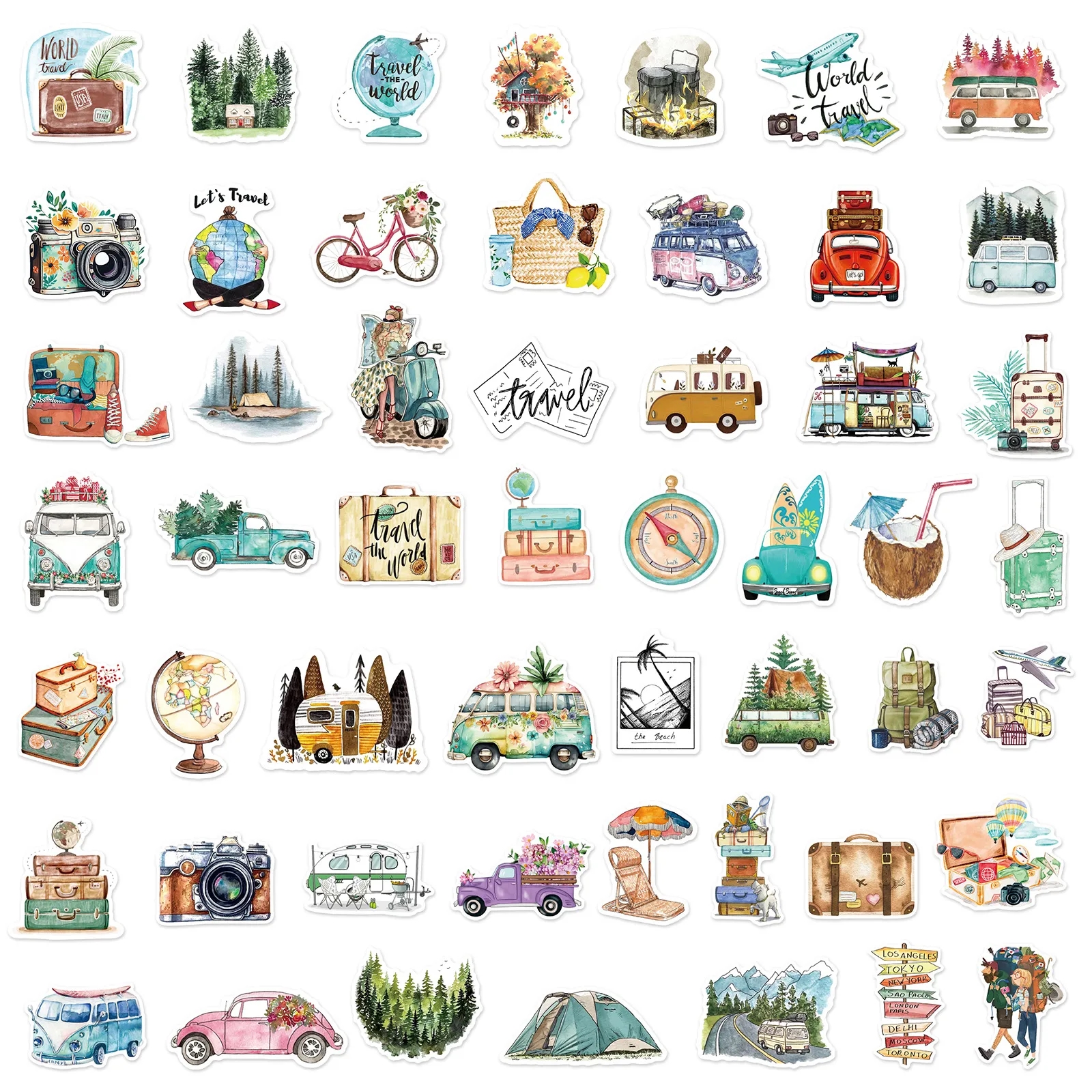 Full Color Custom Shape Removable Vinyl Sticker Sheets 3