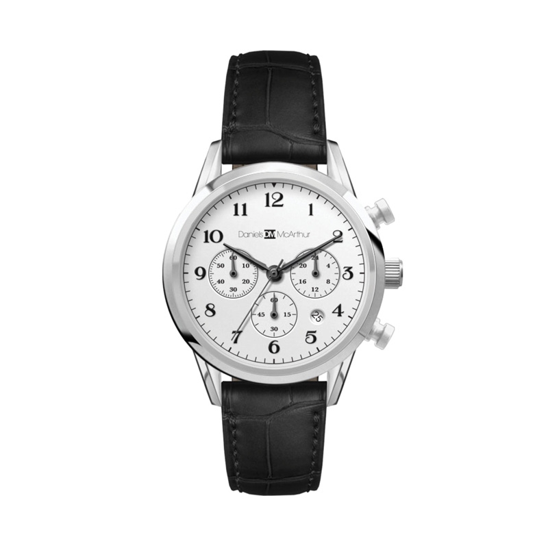 34MM, SS, SILVER CASE, CHRONO MVT, DTE