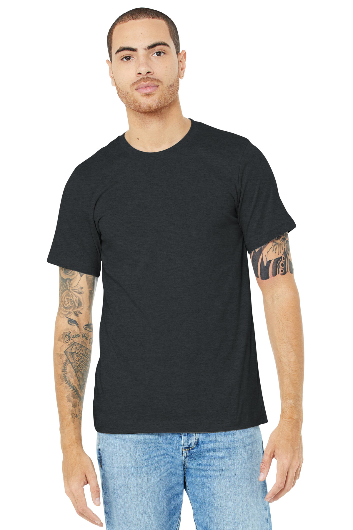 BELLA+CANVAS® Unisex Heather CVC Short Sleeve Tee 101