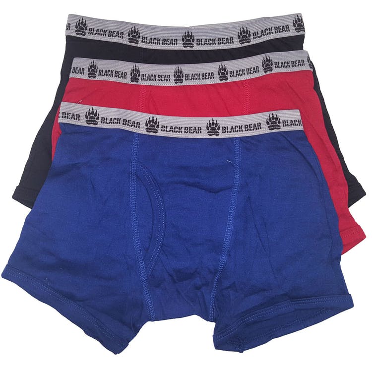 Boys' Knit Boxer Briefs - 3 Colors Large 3 Pack 2