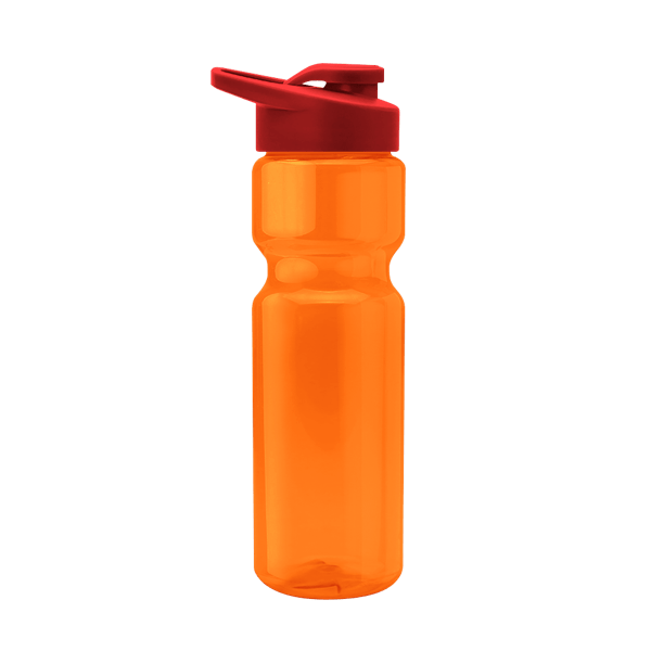 Blazer 28oz Transparent Bike Bottle w/Drink-thru Lid 2551