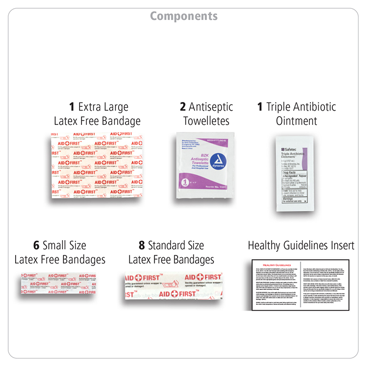 "DOC" 19 Piece First Aid Kit 14