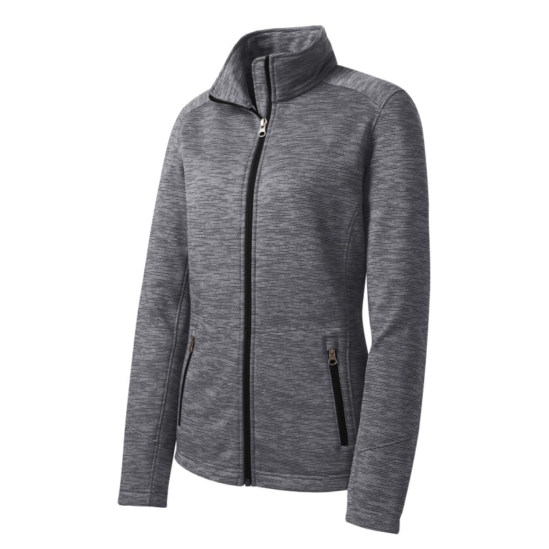 Port Authority Women's Digi Stripe Fleece Jacket. 5