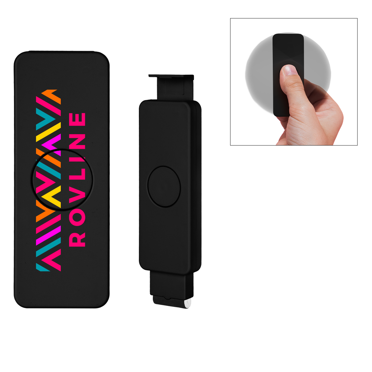 Fun Spinner Phone Stand With Screen Cleaner 3