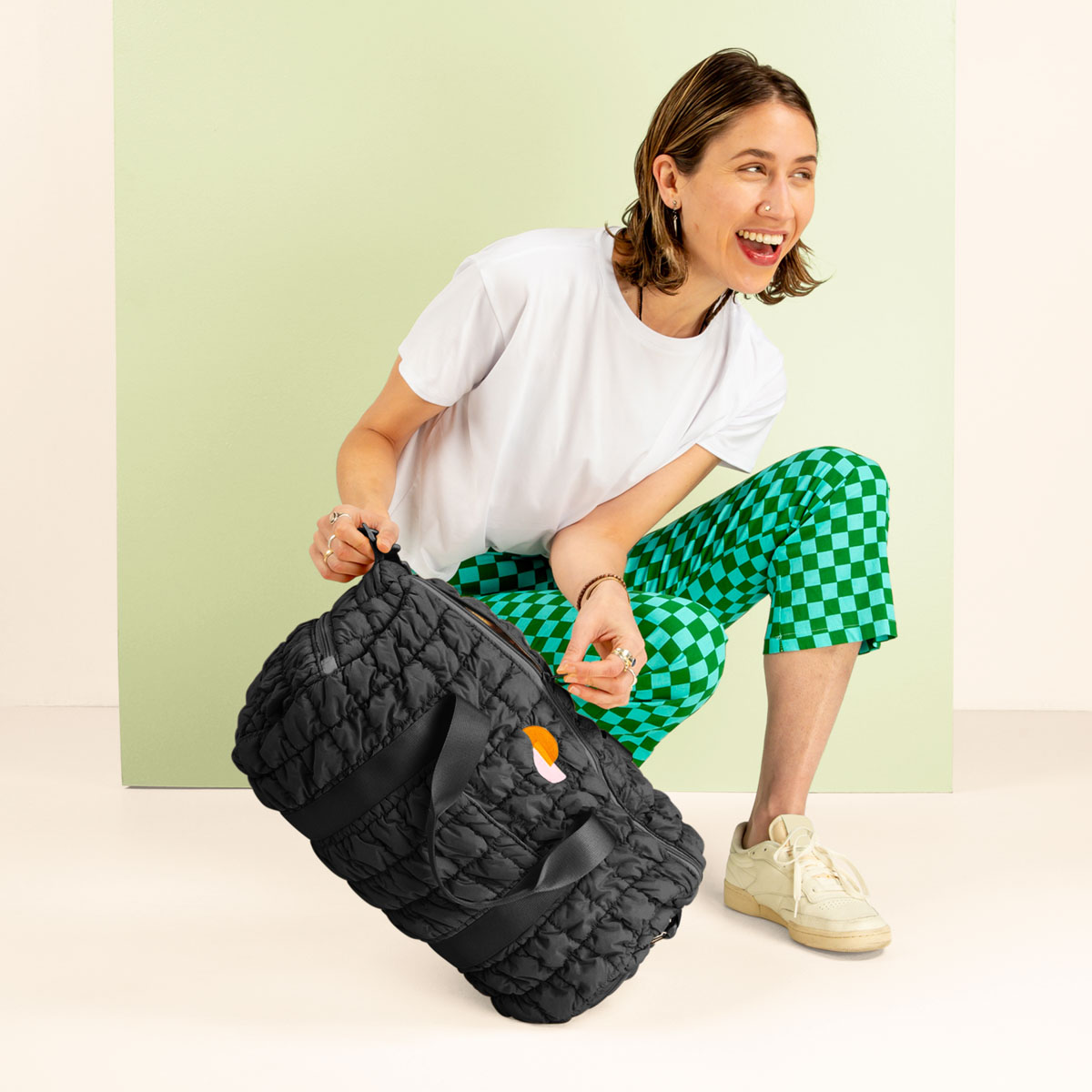 HOLDALL - CLOUD QUILTED MATERIAL