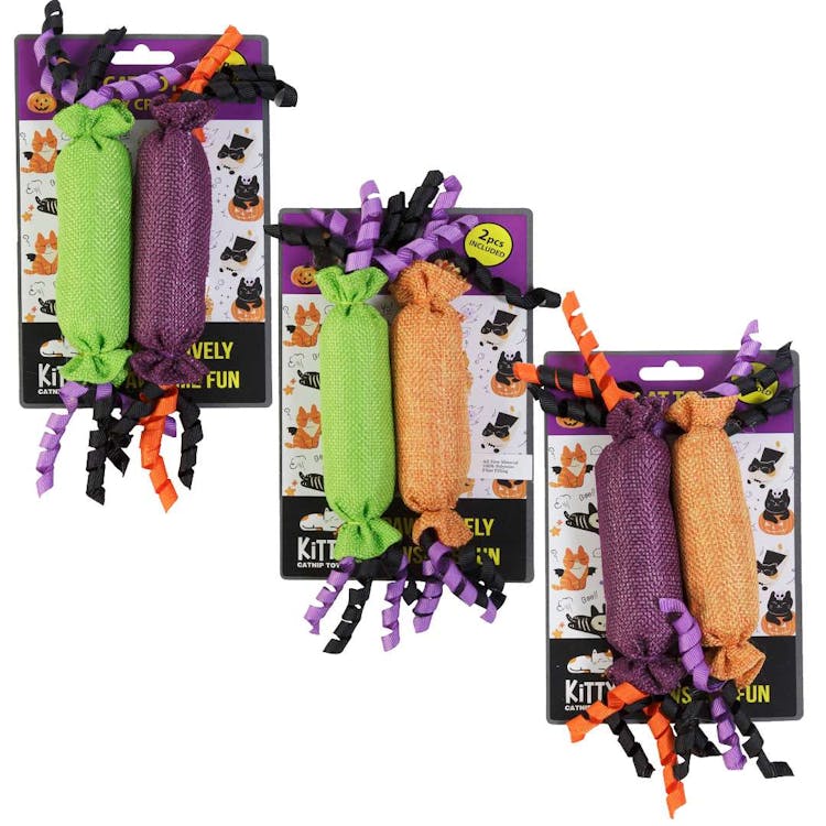 Halloween Candy Crinkle Cat Toys - Assorted 2 Packs 2