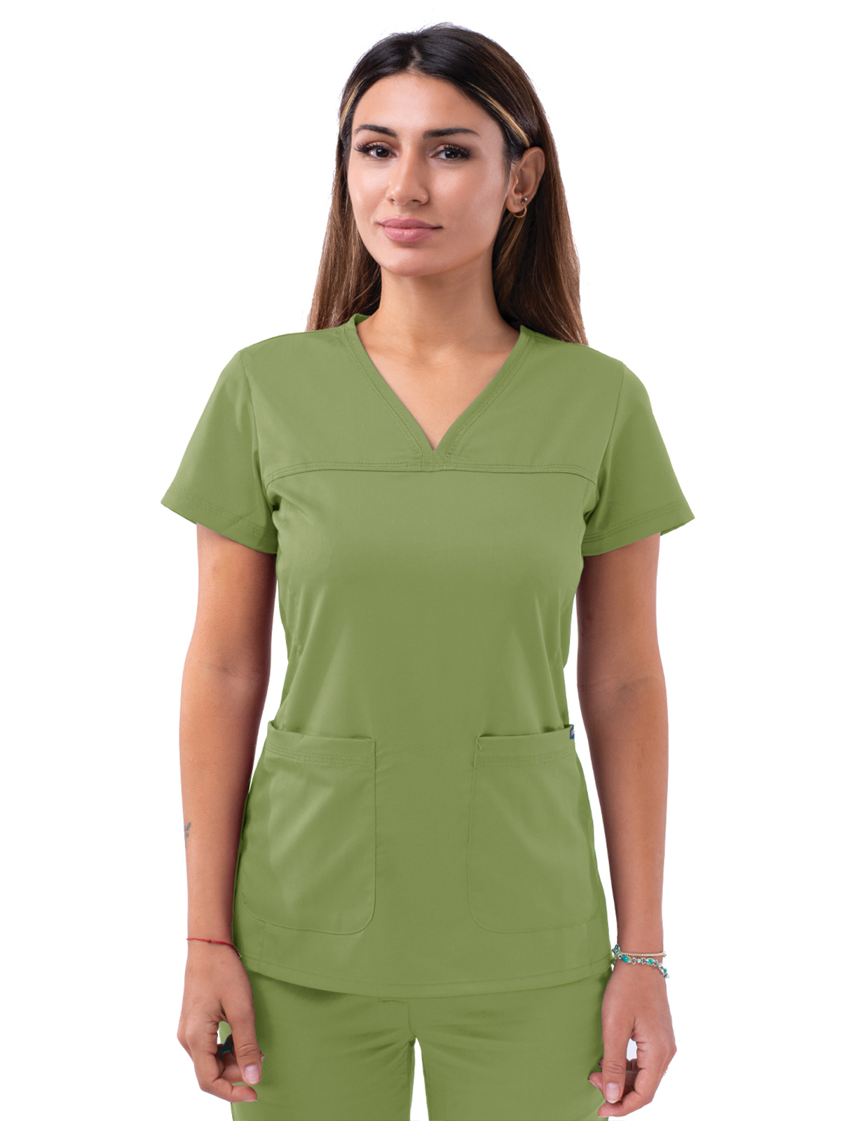 Adar - Pro - Women's V-Neck Sweetheart Top 4