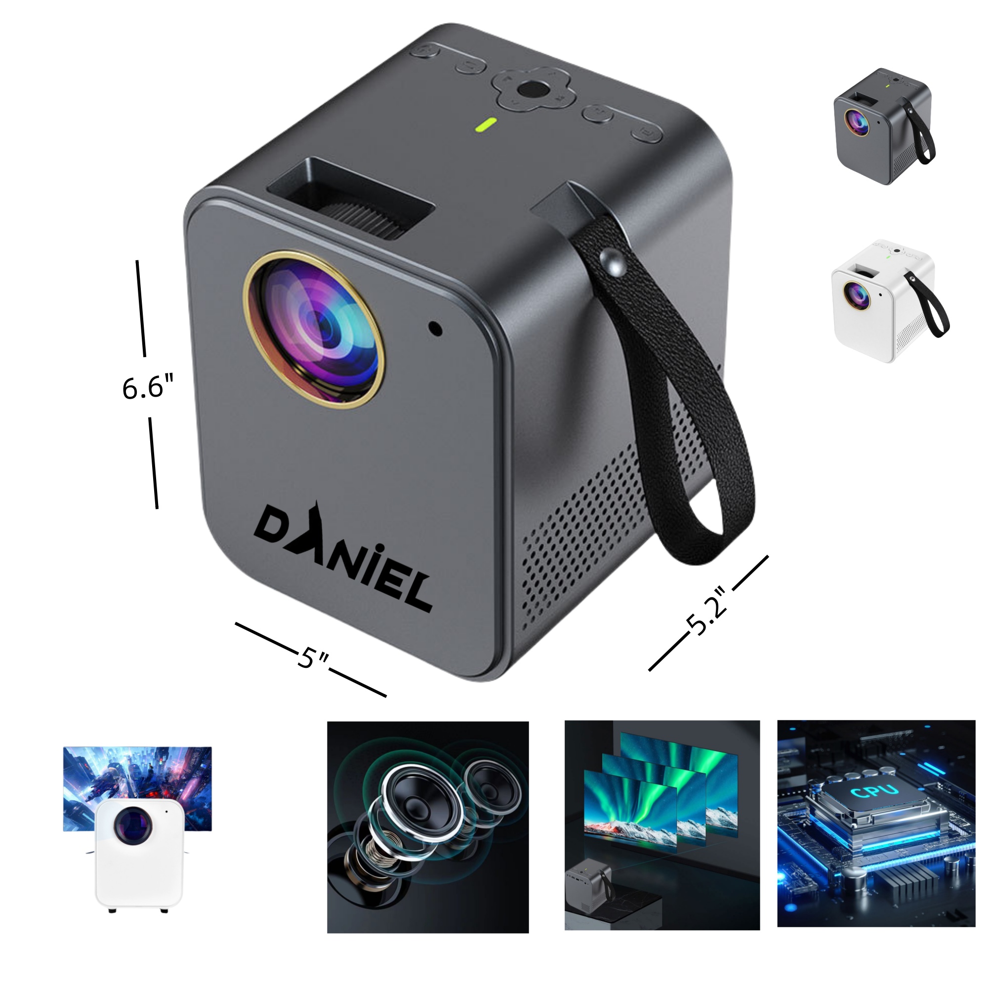 4K UHD Portable Wireless Smart Projector 2