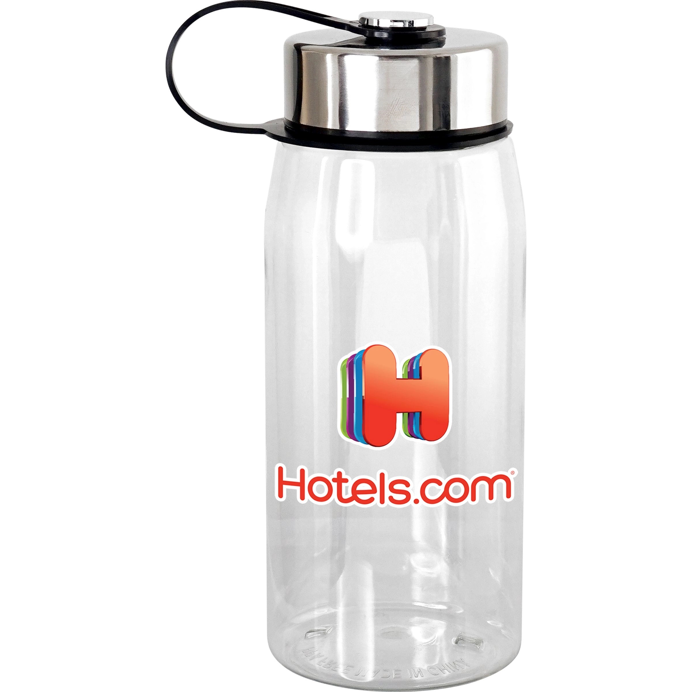 Metal Lanyard Lid 25 oz. Recycled Bottle 4