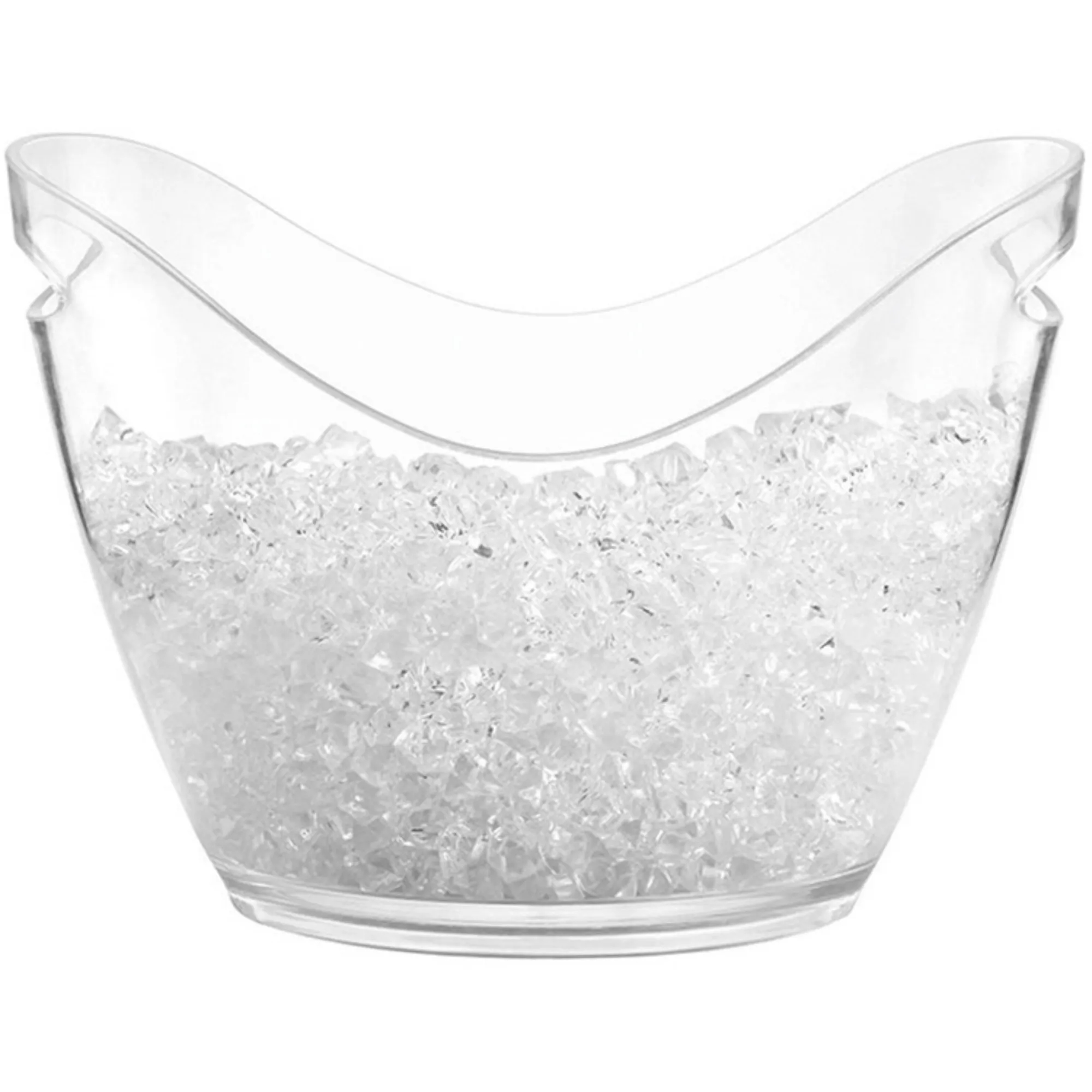 8Liter Clear Acrylic Ice Bucket With Easy Carry Handle 3