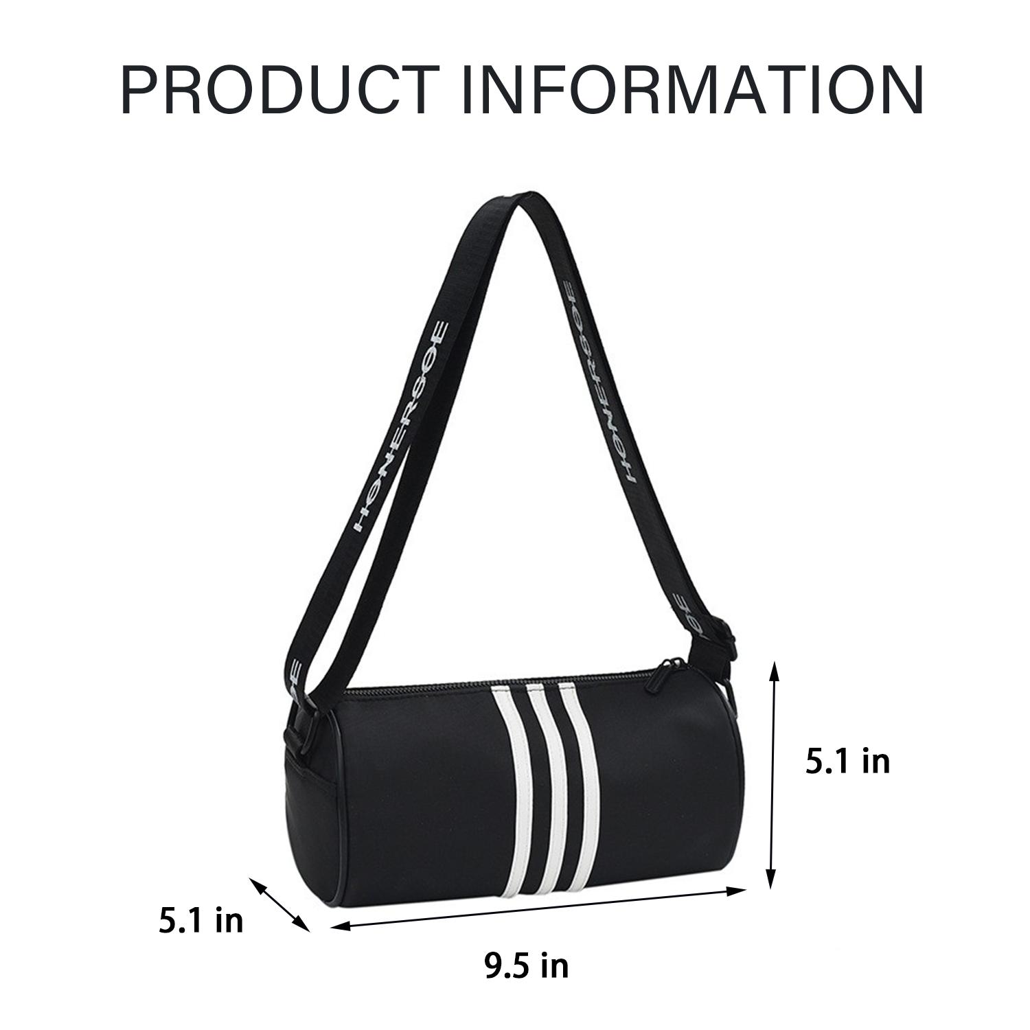 Nylon One Shoulder Crossbody Commuter Bag 3