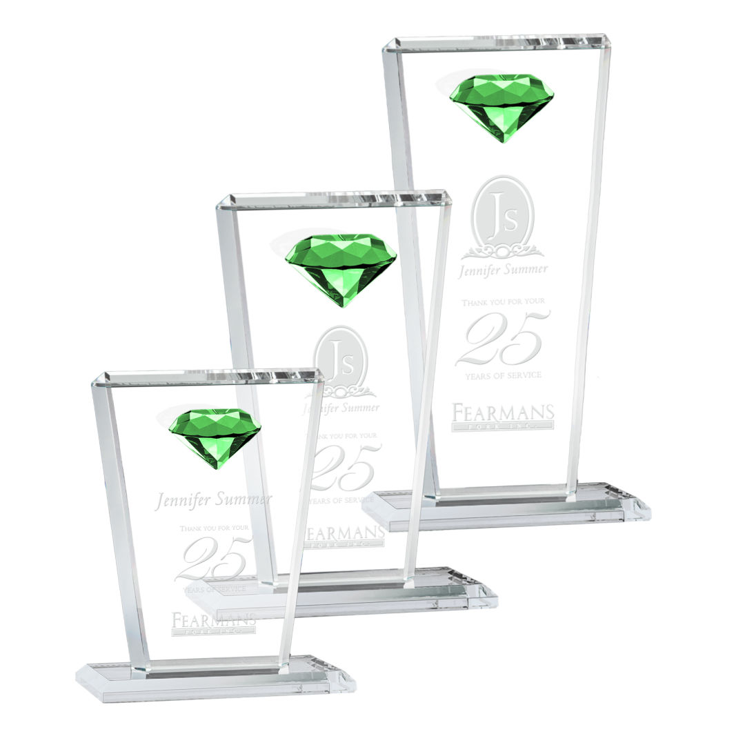 Regina Gemstone Award - Emerald 3