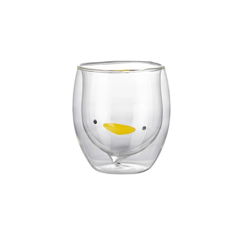 Custom 9 oz Double Wall Glass Mugs 5