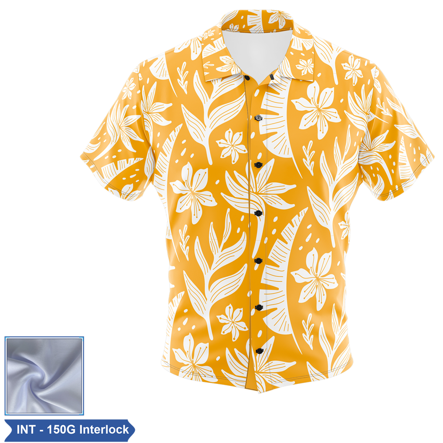 Sublimation 150G Interlock Full-Button Shirt - Men, Women, Kids 7