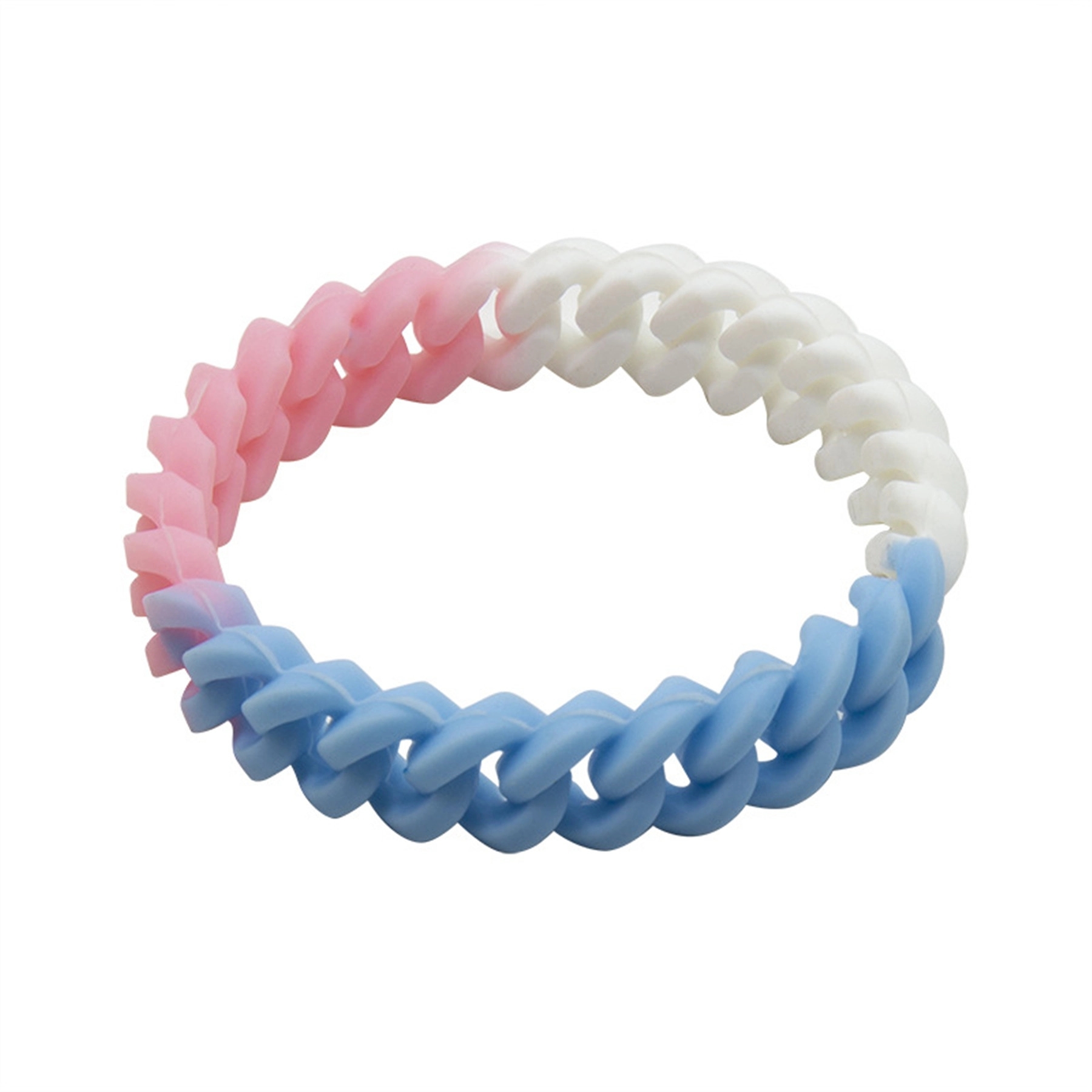 Rainbow Wristband Silicone Bracelet 5