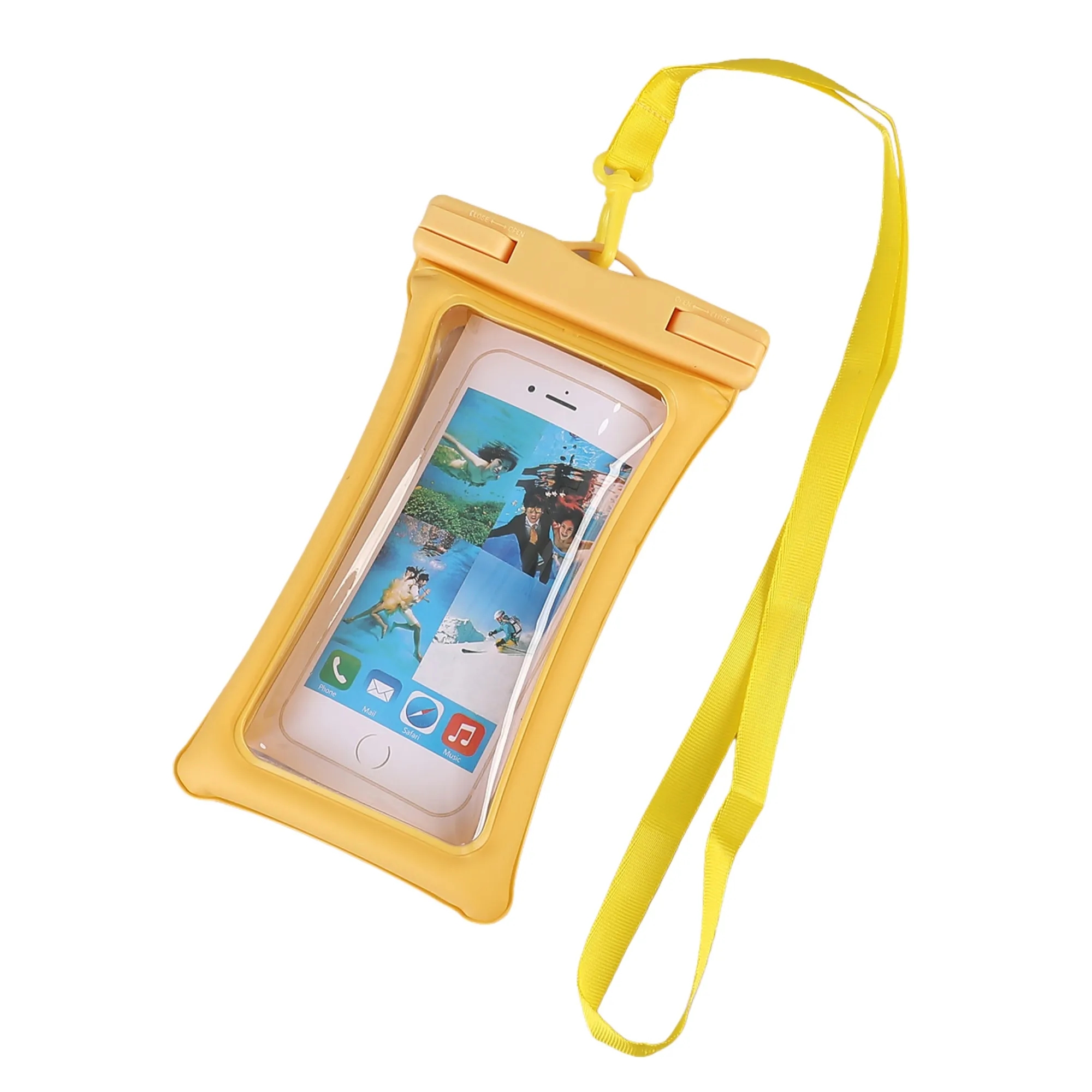 PVC double-sided inflatable mobile phone waterproof bag 1