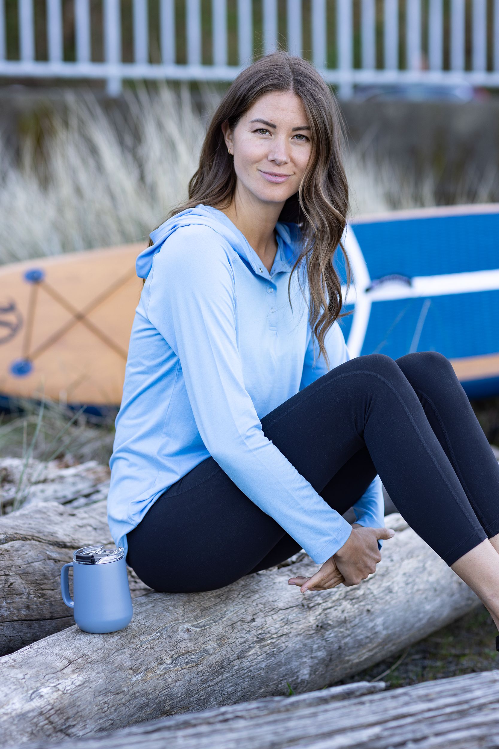 Coastline Epic Comfort Eco Recycled Womens Hooded Shirt