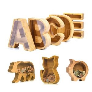 Handcrafted Wooden Money Saving Box 3