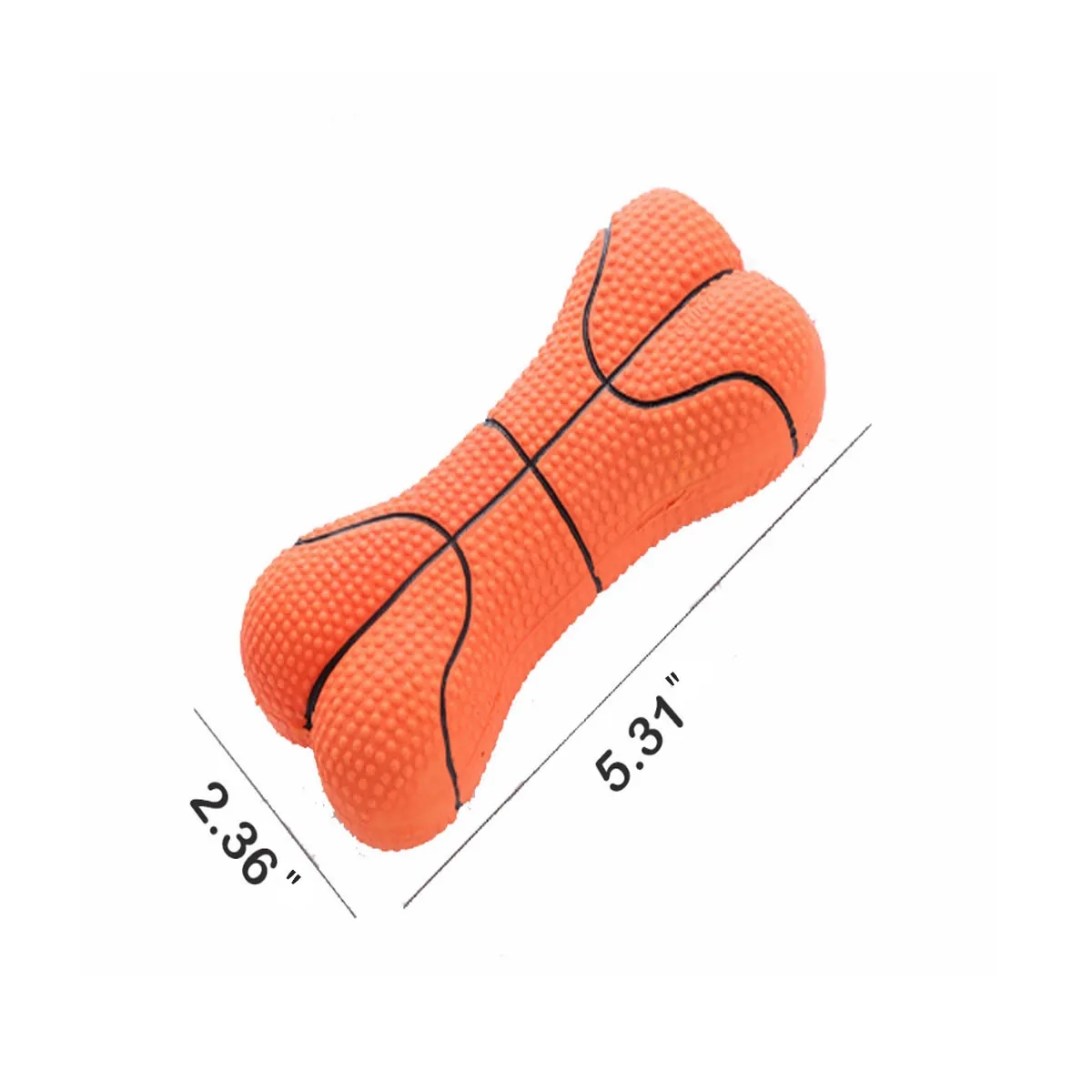 Durable Environmentally Friendly Latex Bone Dog Chew Toys 3