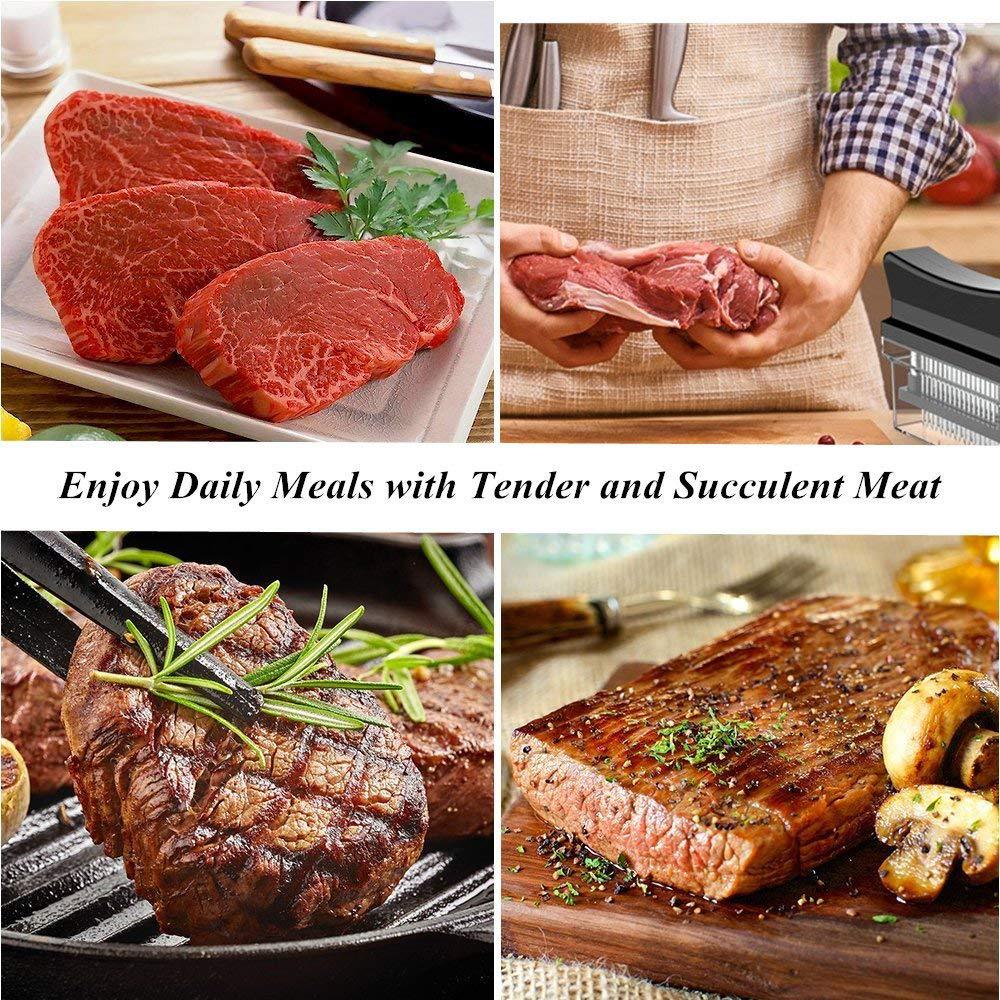 Meat Tenderizer Tool 48 Blades Stainless Steel 3