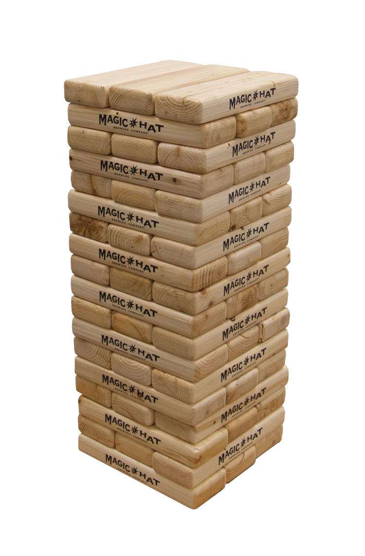 Jumbo Toppling Tower Blocks Game 1 Imprint Location