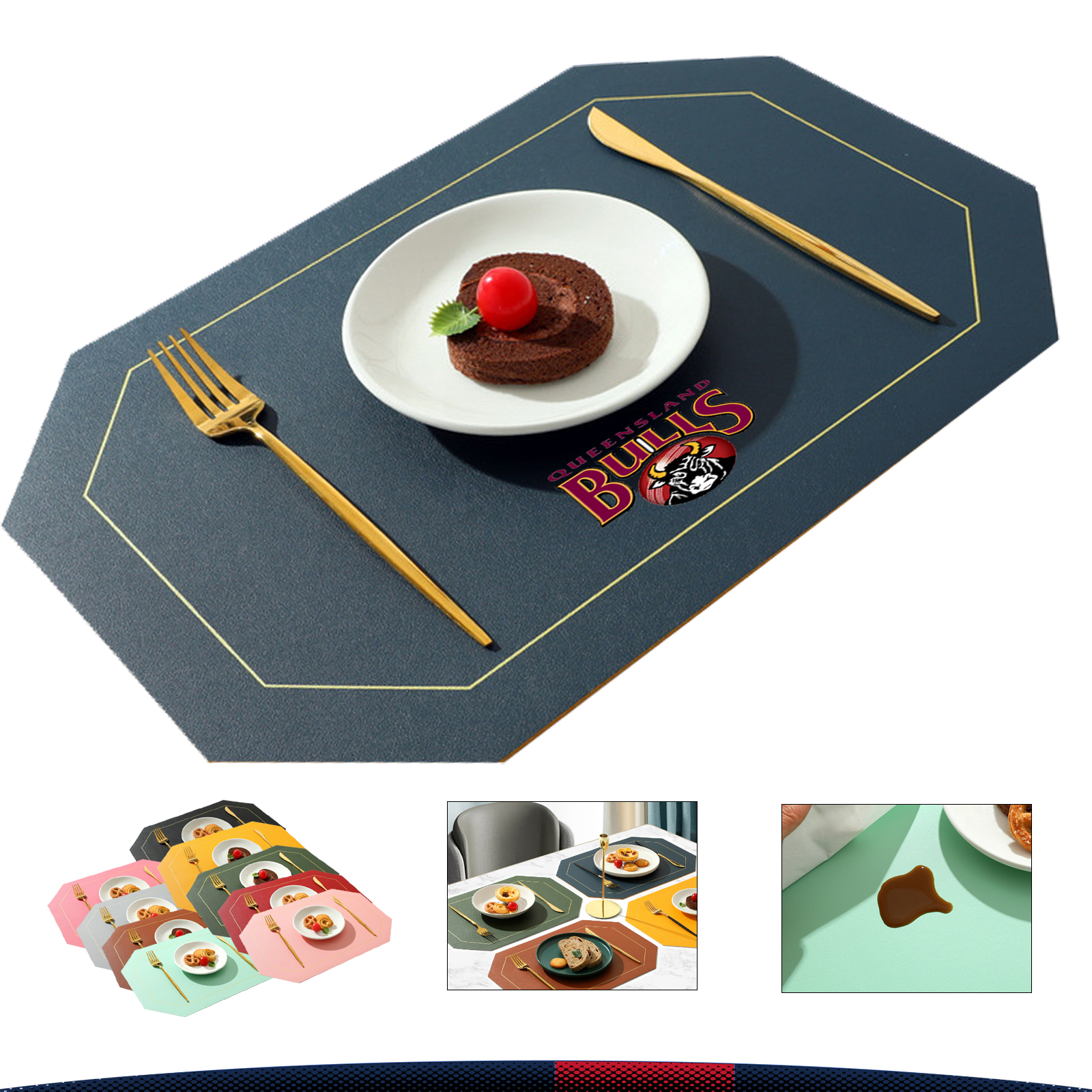 Polygon PVC Tabel mat 8