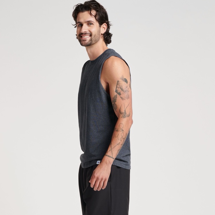 RUSSELL ATHLETIC DRI-POWER® CVC Performance Unisex Muscle T-Shirt 2