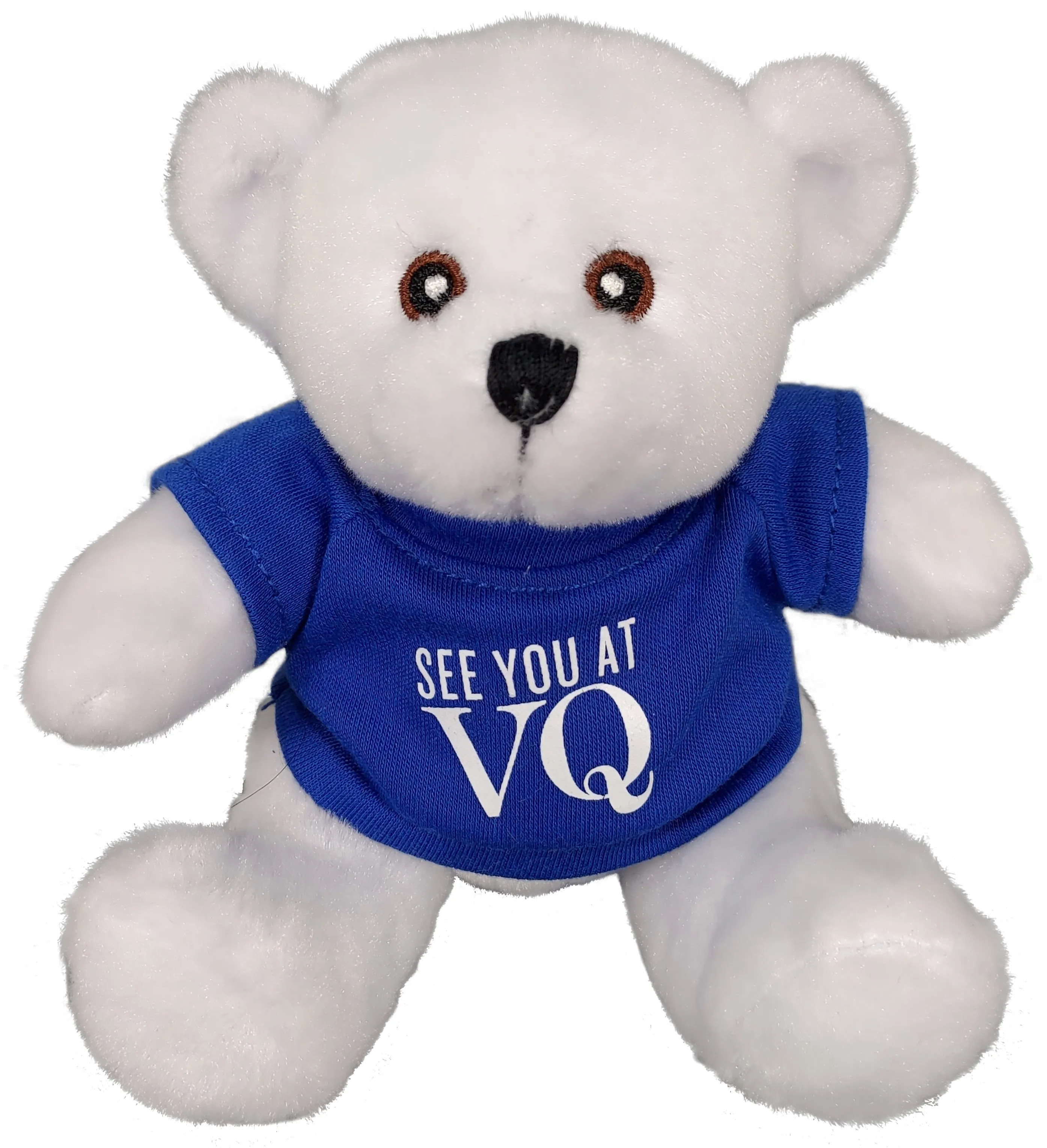 6" Sitting Polar Bear Beanie