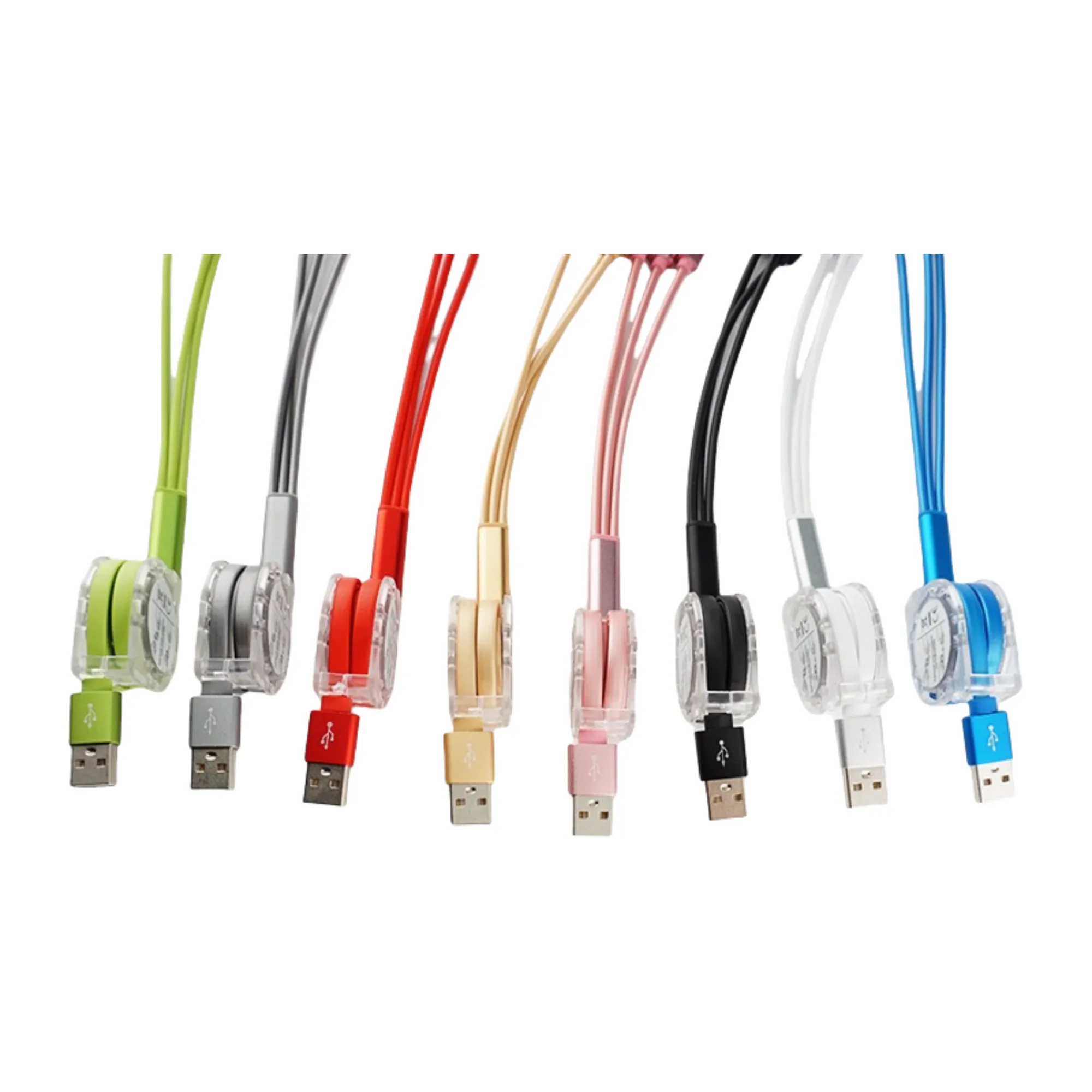 Retractable 3 in 1 USB Charging Cable 1