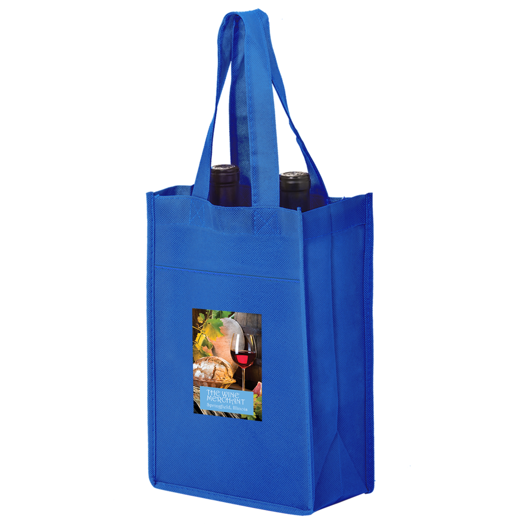 Non-woven 2 Bottle Wine Bag 1