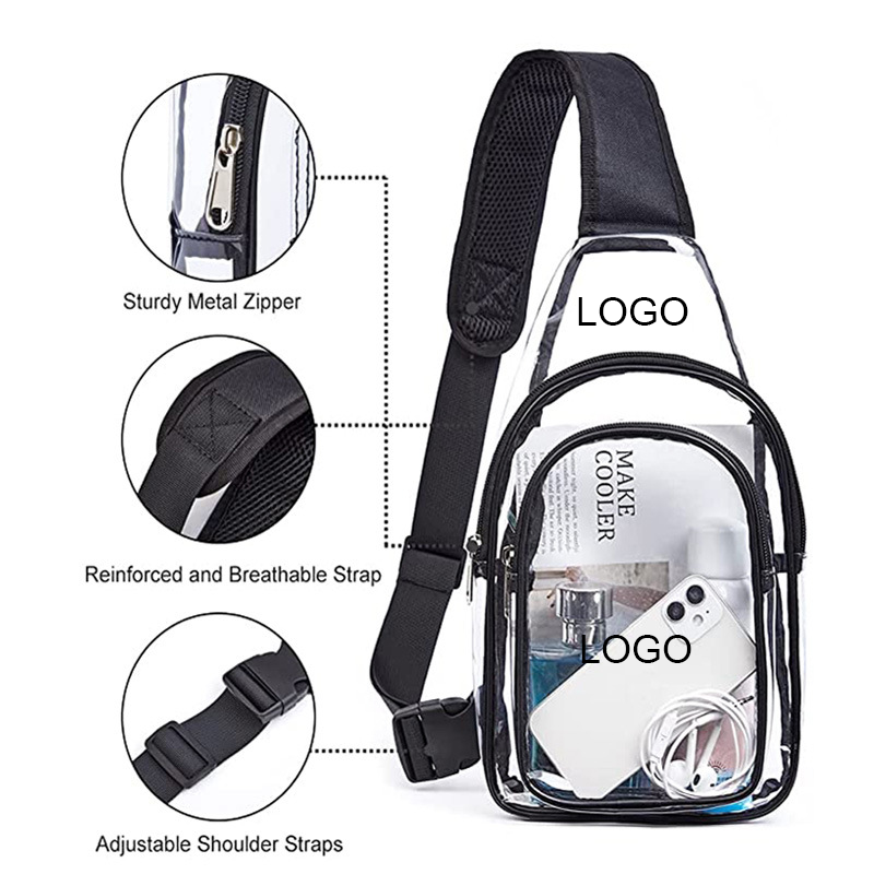PVC transparent shoulder bag 1