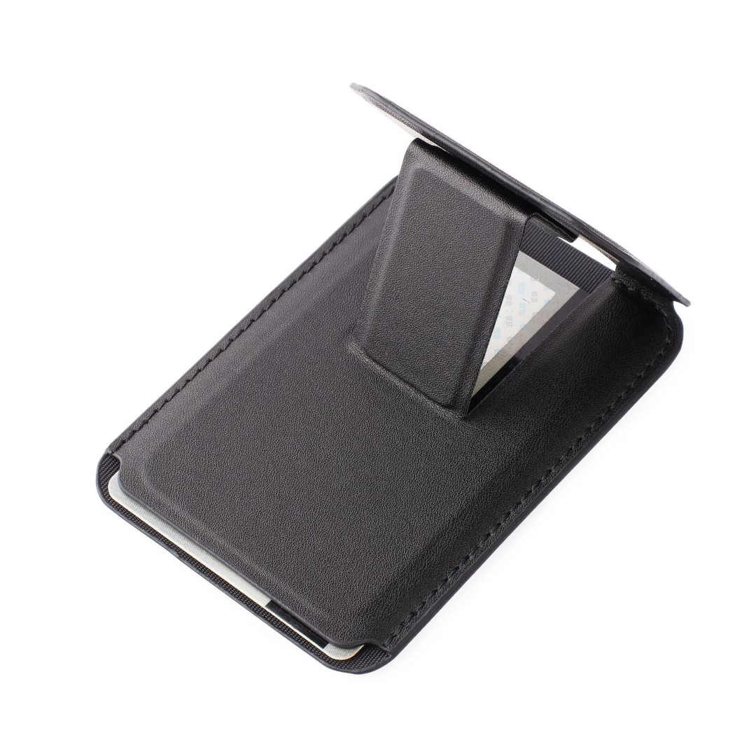 Magnetic Leather Wallet Cards Holder Stand with Kickstand 8