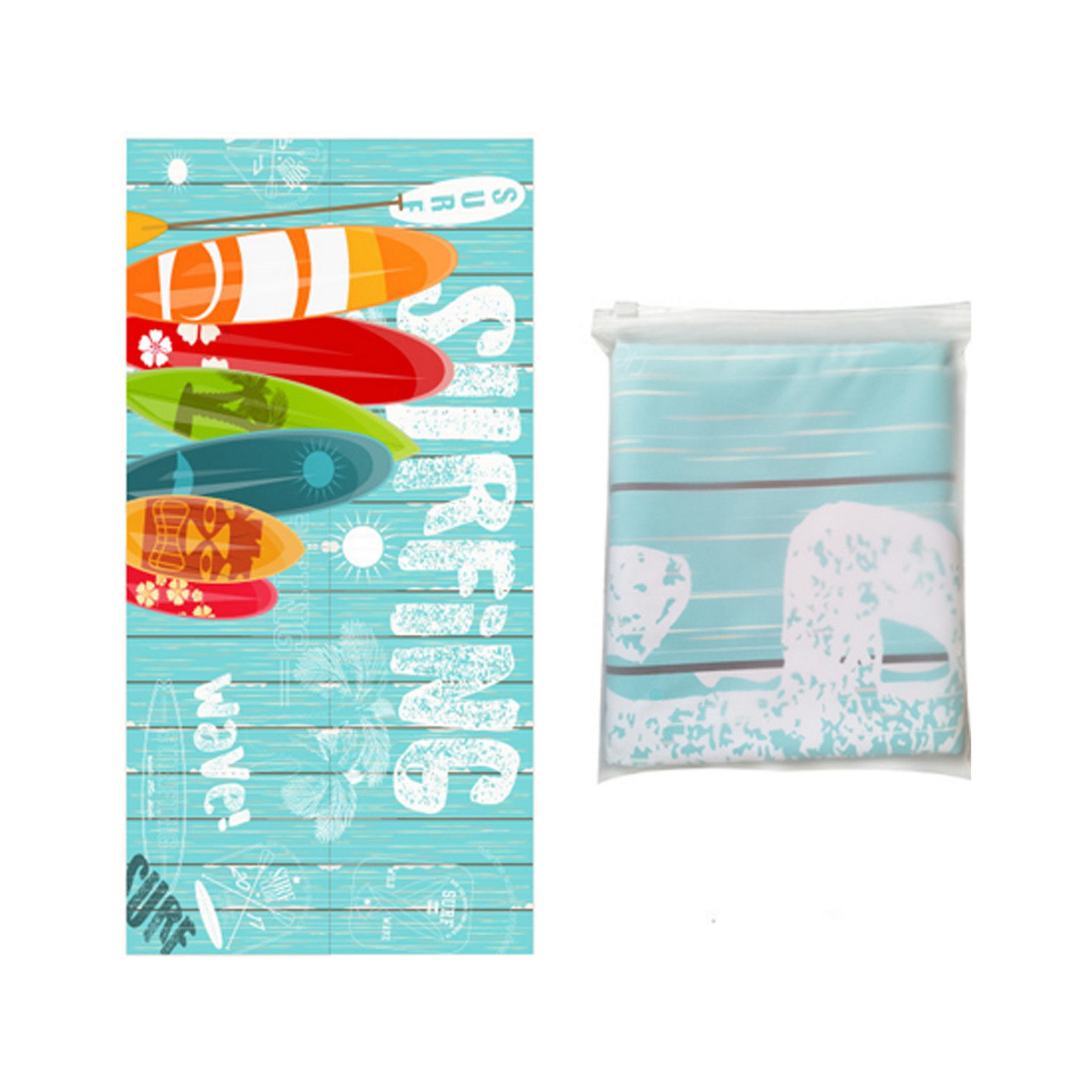 Ultra Fine Fiber Double-sided Velvet Beach Towel 6