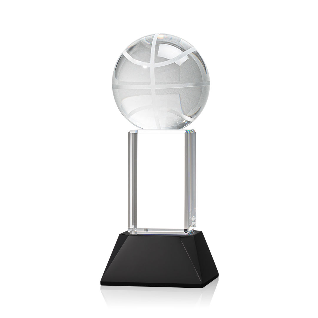 Basketball Award on Stowe Base - Black 9