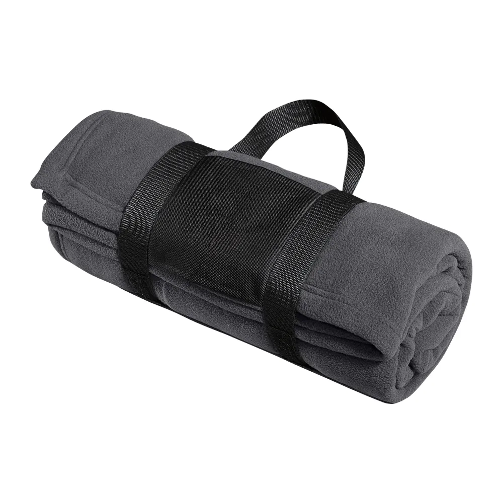 Port Authority Fleece Blanket with Carrying Strap 6