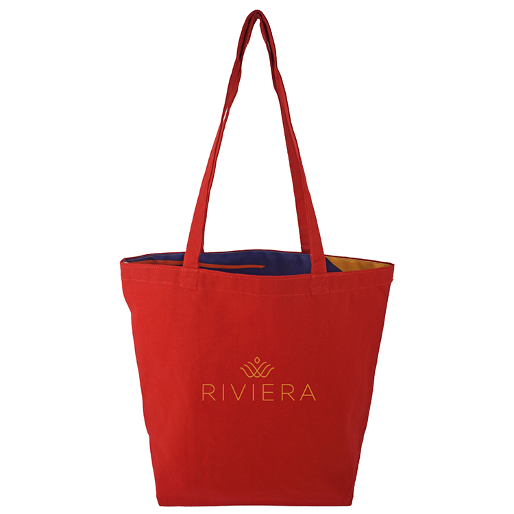 Reversible Colored Cotton Tote 63