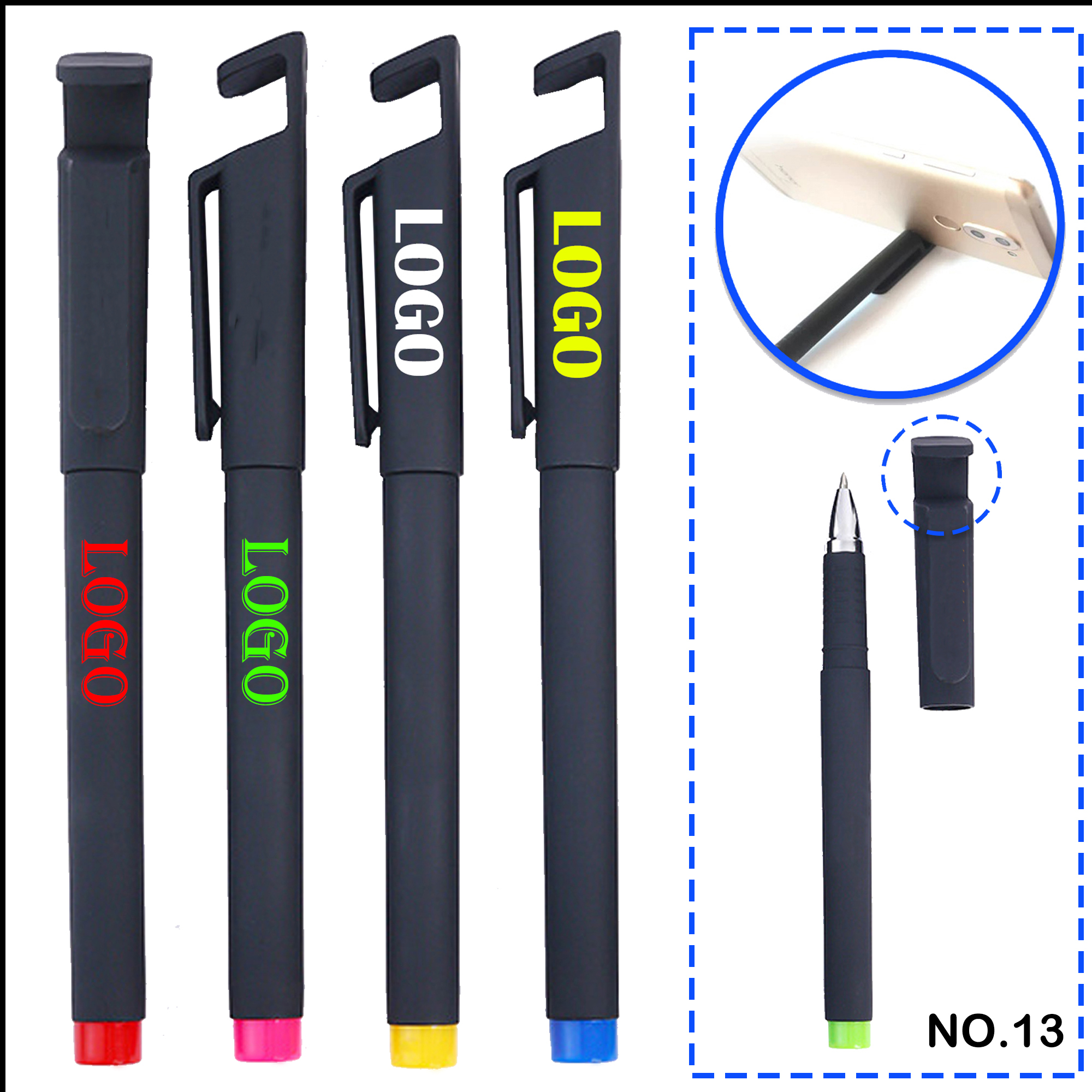Multifunctional Gel Pen with Phone Stand 2
